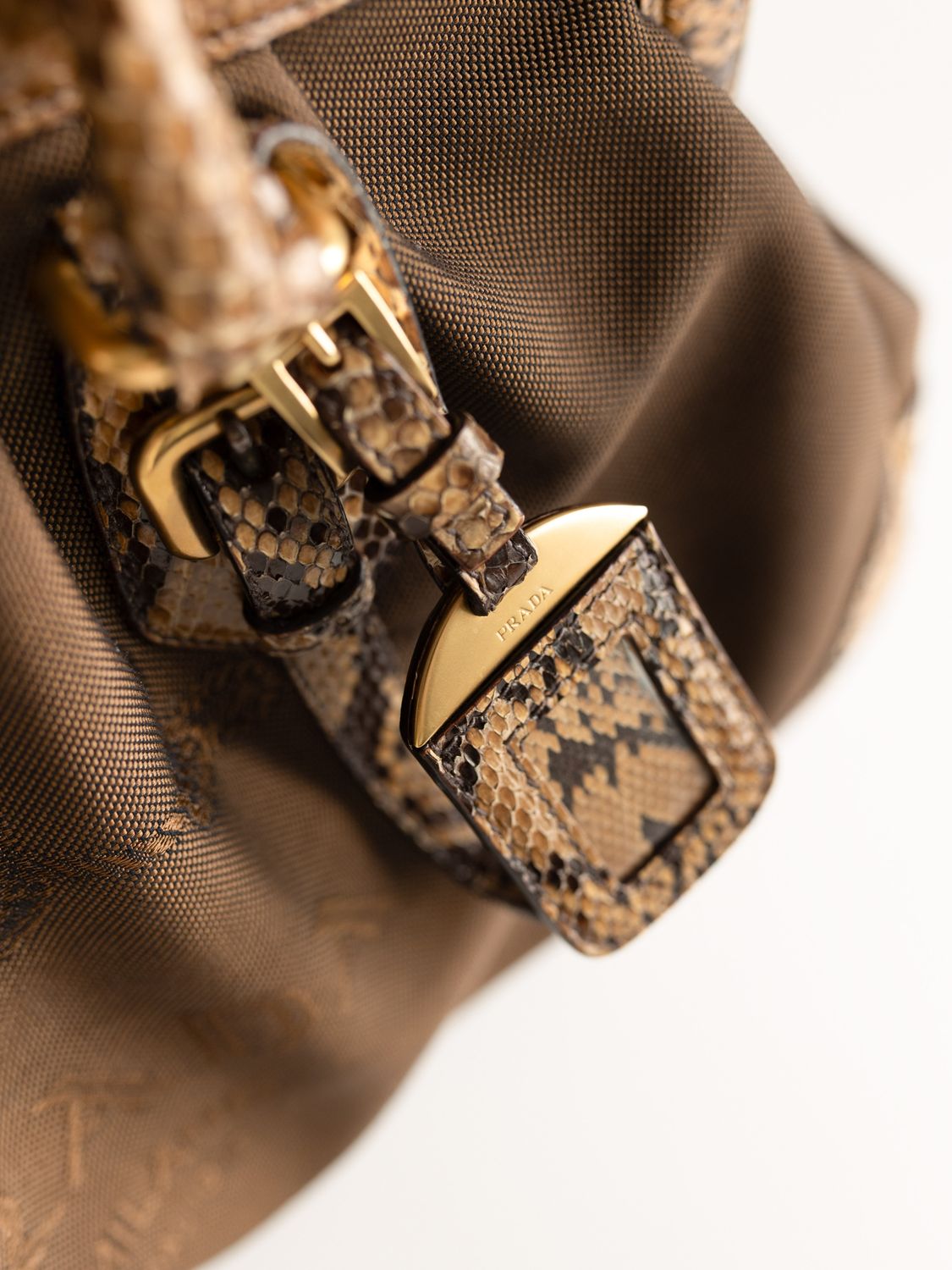 Prada Python Jacquard Bag