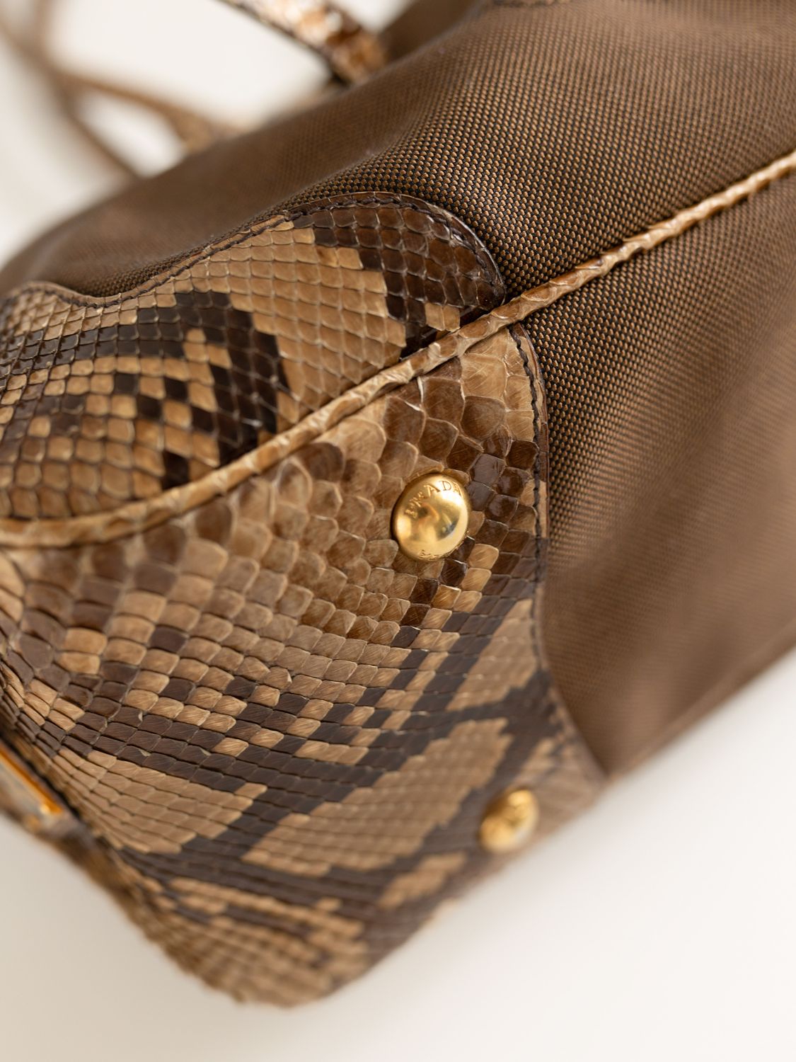 Prada Python Jacquard Bag