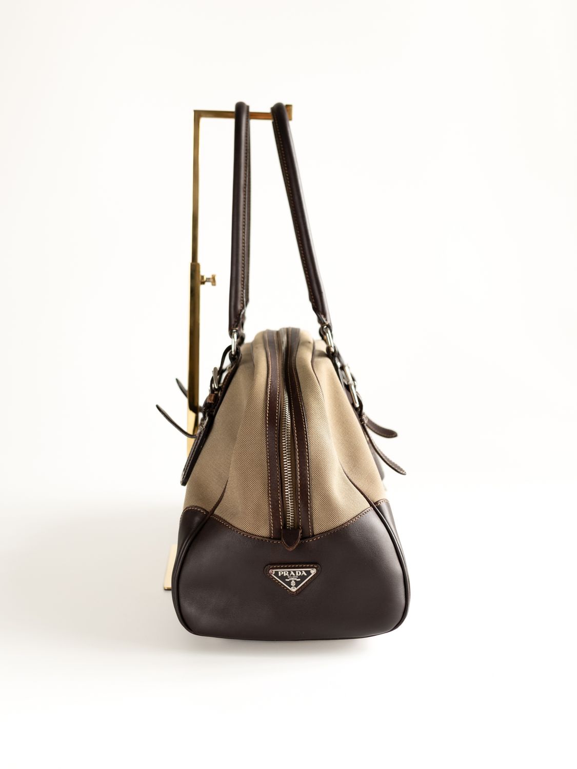 Prada Jacquard Bowling Bag