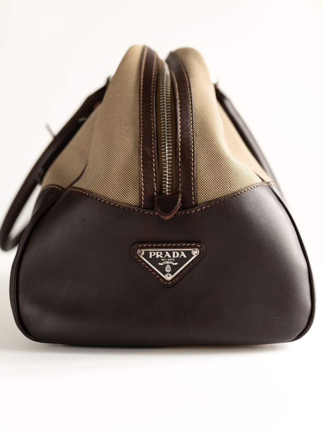 Prada Jacquard Bowling Bag