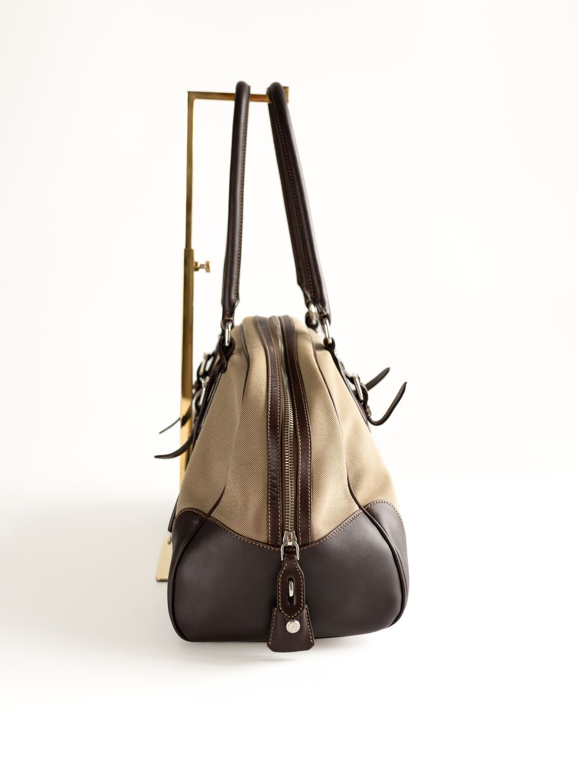 Prada Jacquard Bowling Bag