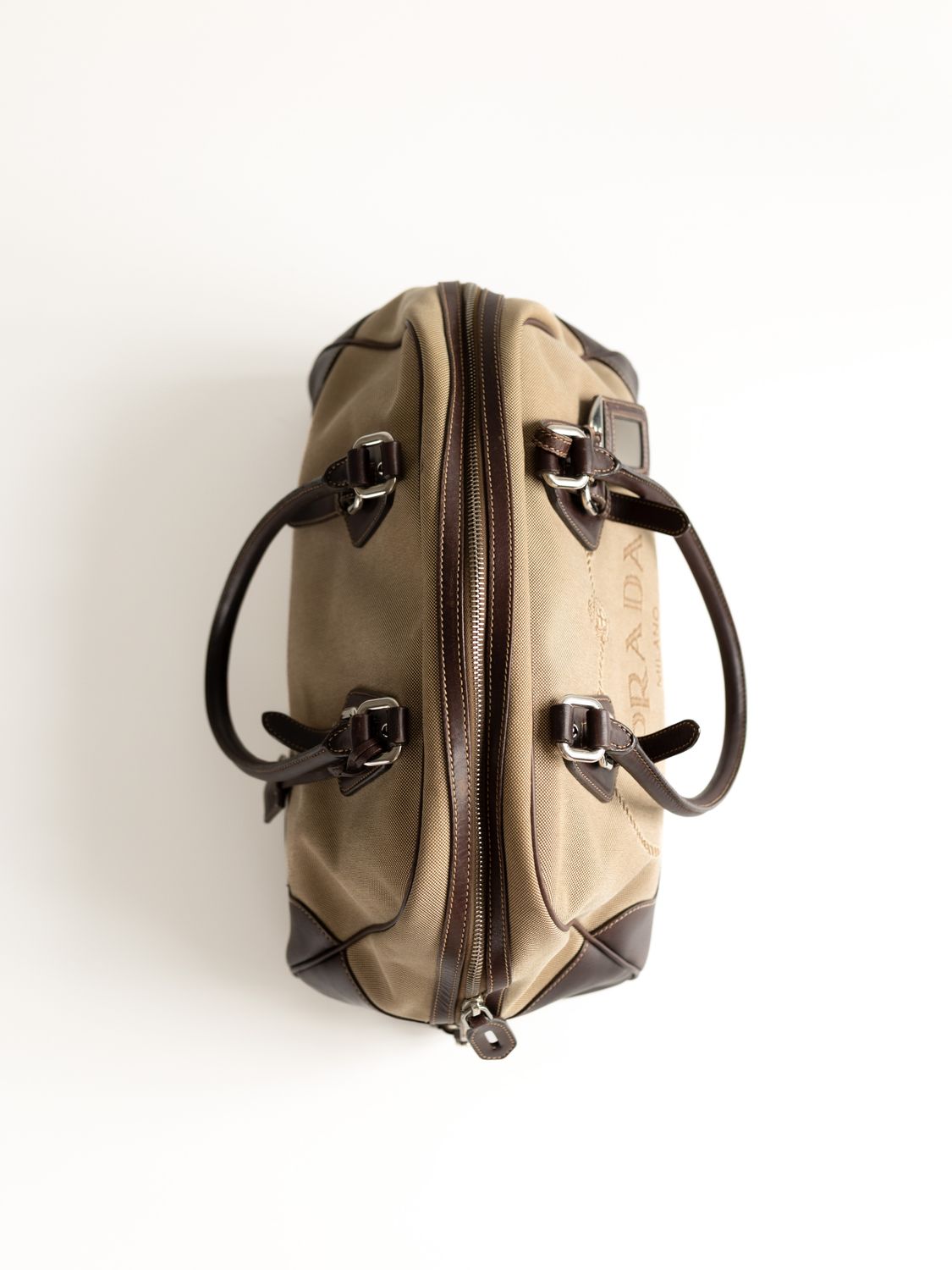 Prada Jacquard Bowling Bag