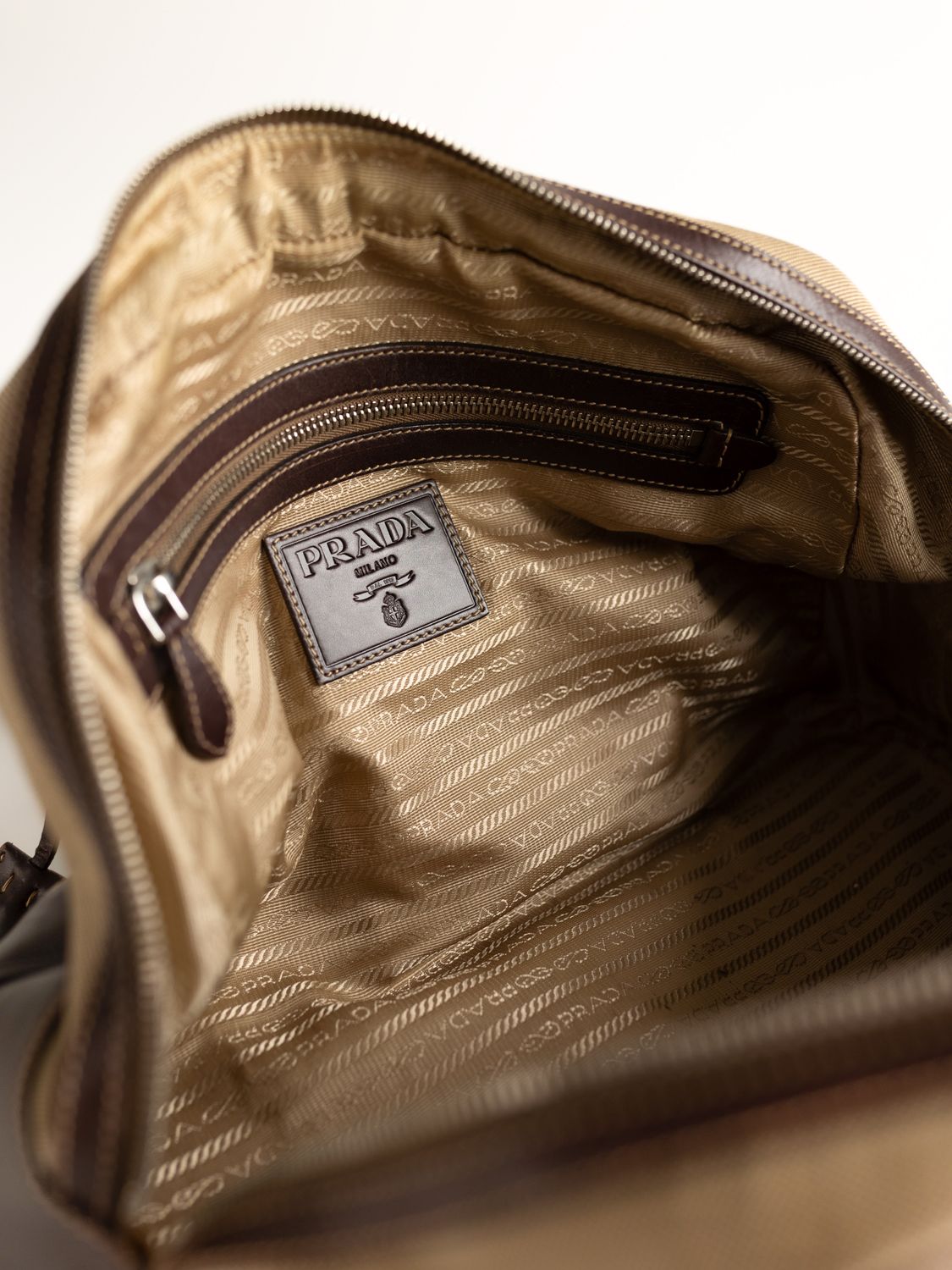 Prada Jacquard Bowling Bag