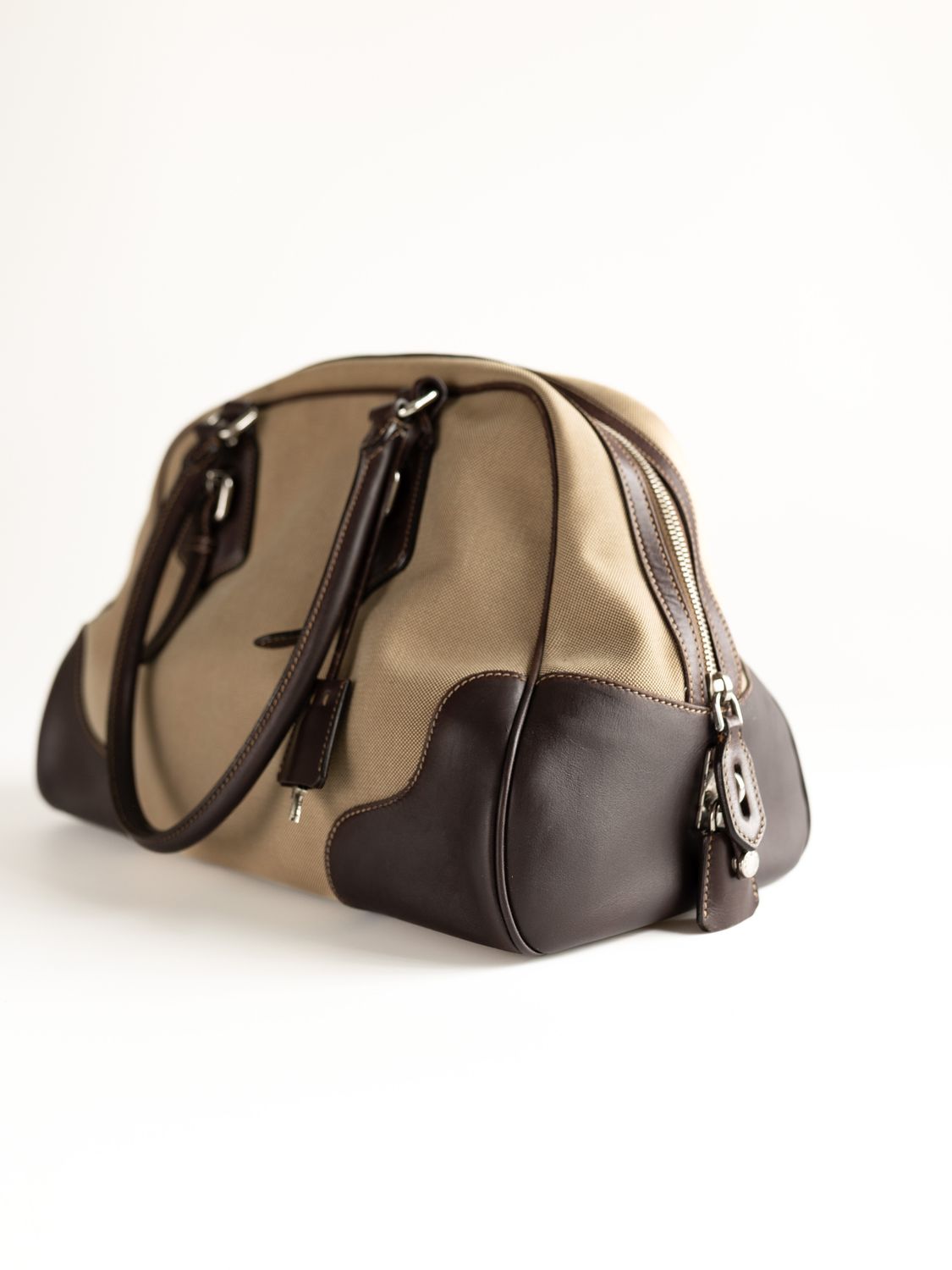 Prada Jacquard Bowling Bag