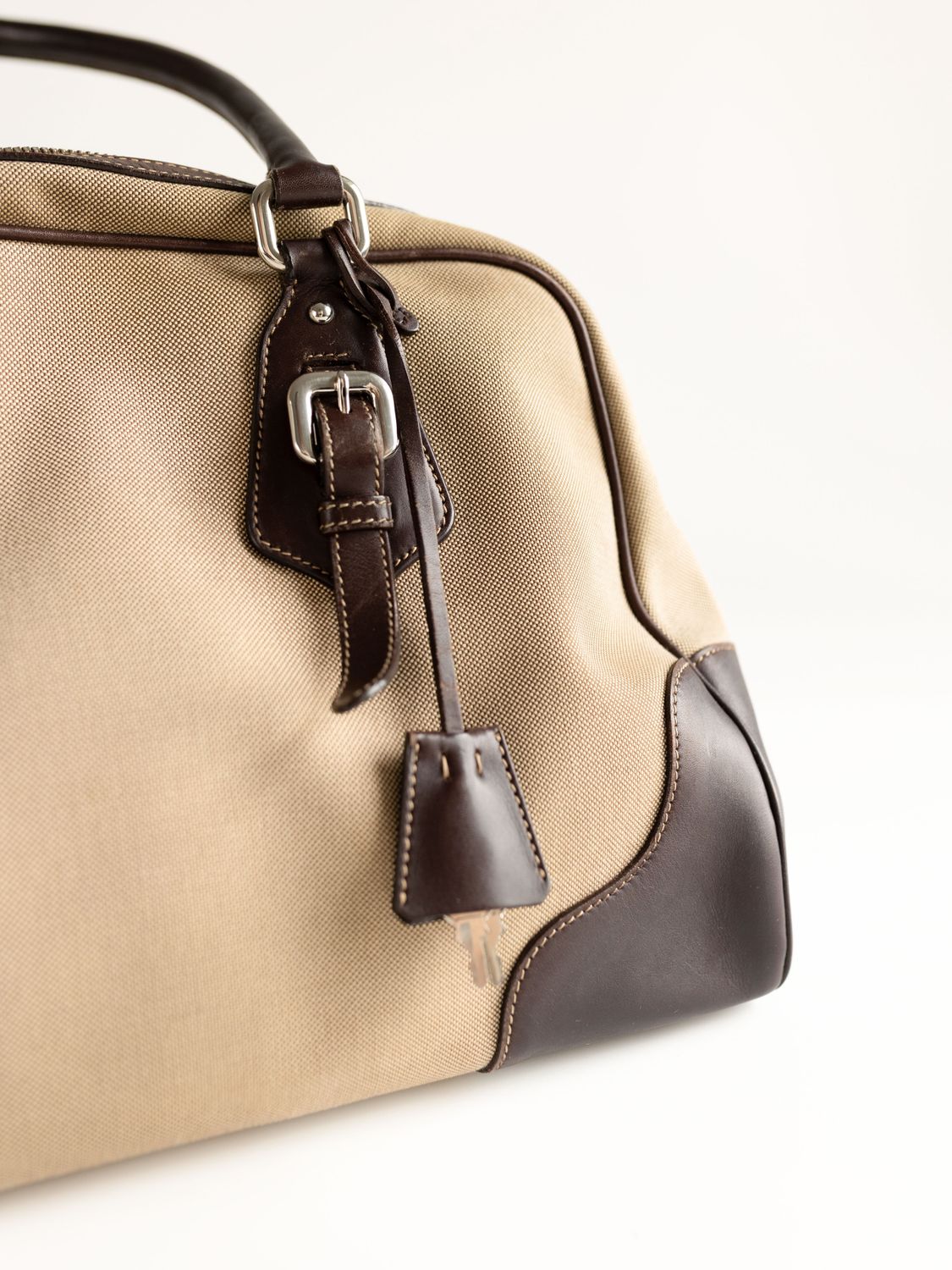 Prada Jacquard Bowling Bag