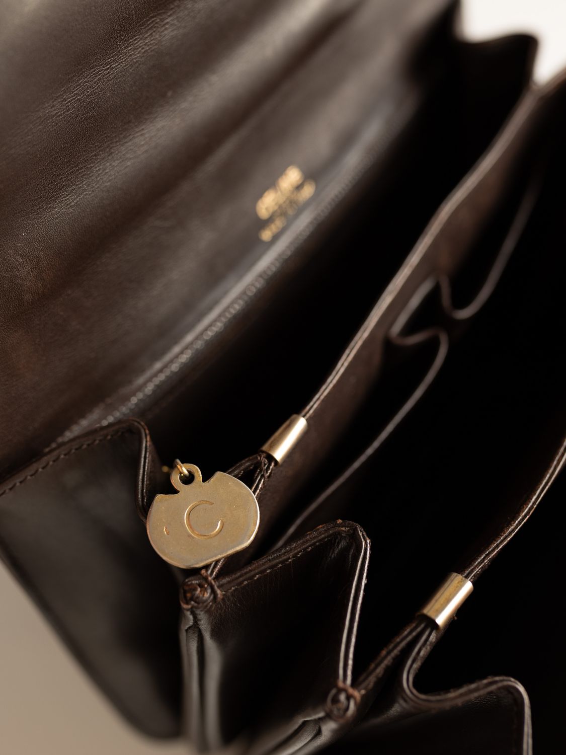 Celine Brown Box Bag