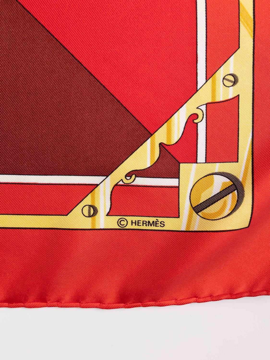 Hermès Sextants Silk Scarf