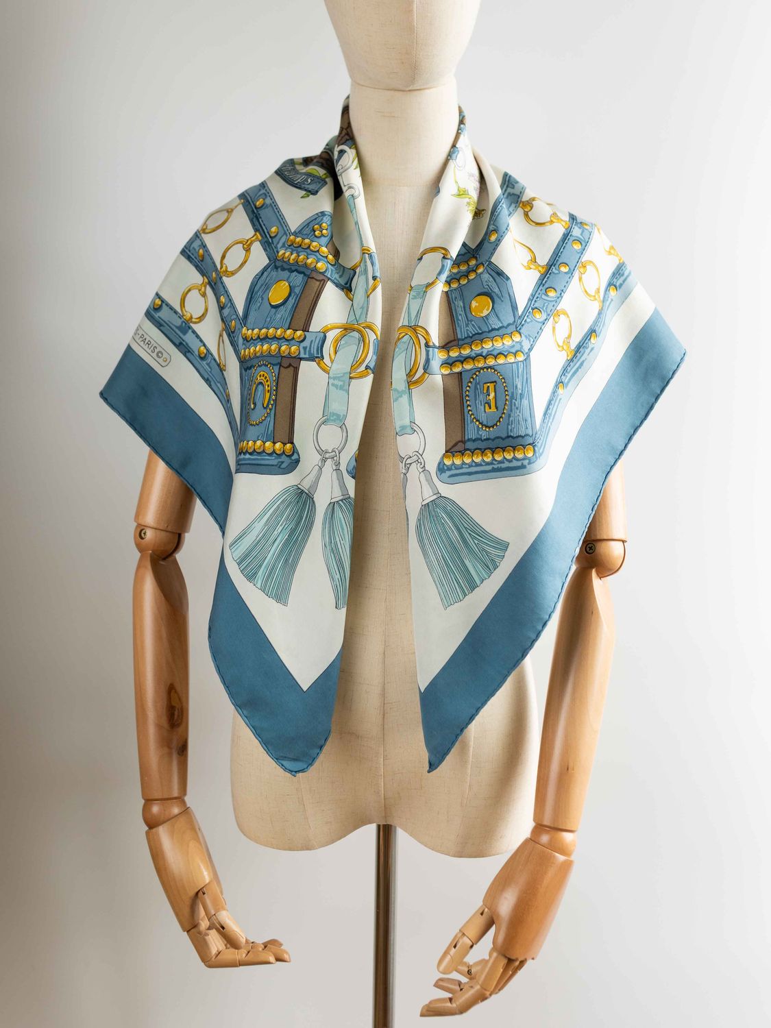 Hermès Aux Champs Silk Scarf