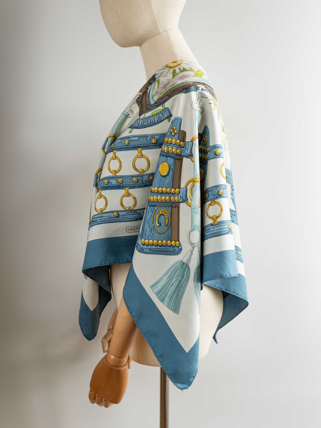 Hermès Aux Champs Silk Scarf