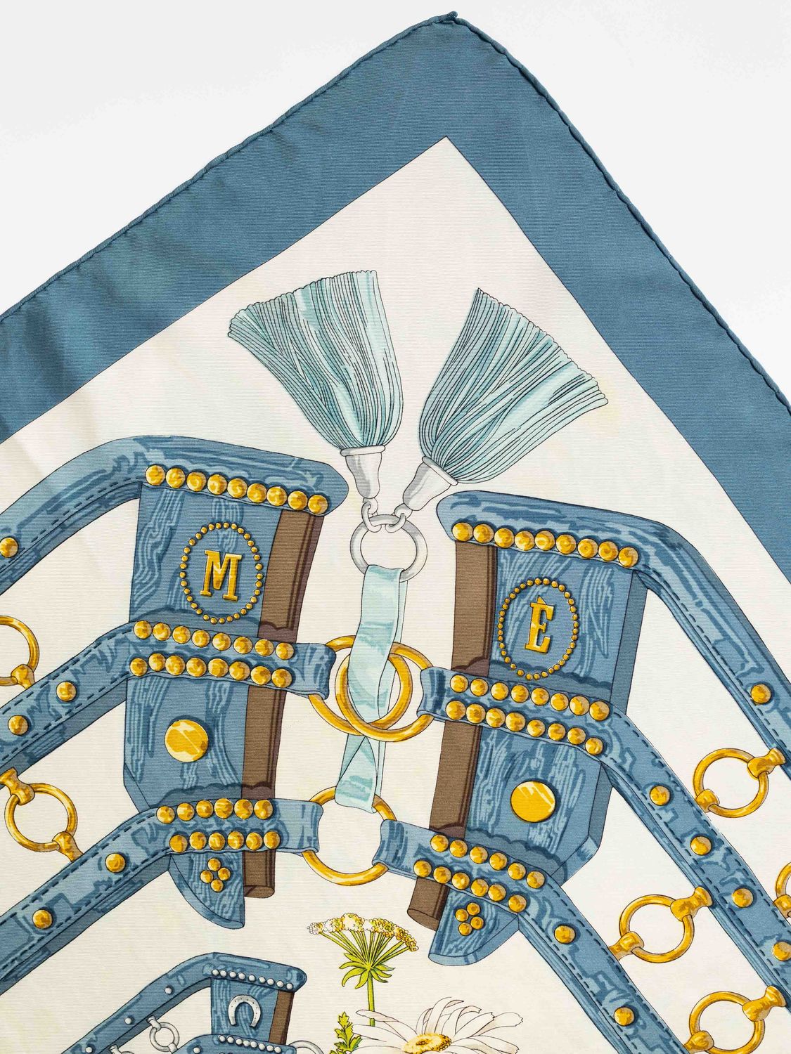 Hermès Aux Champs Silk Scarf