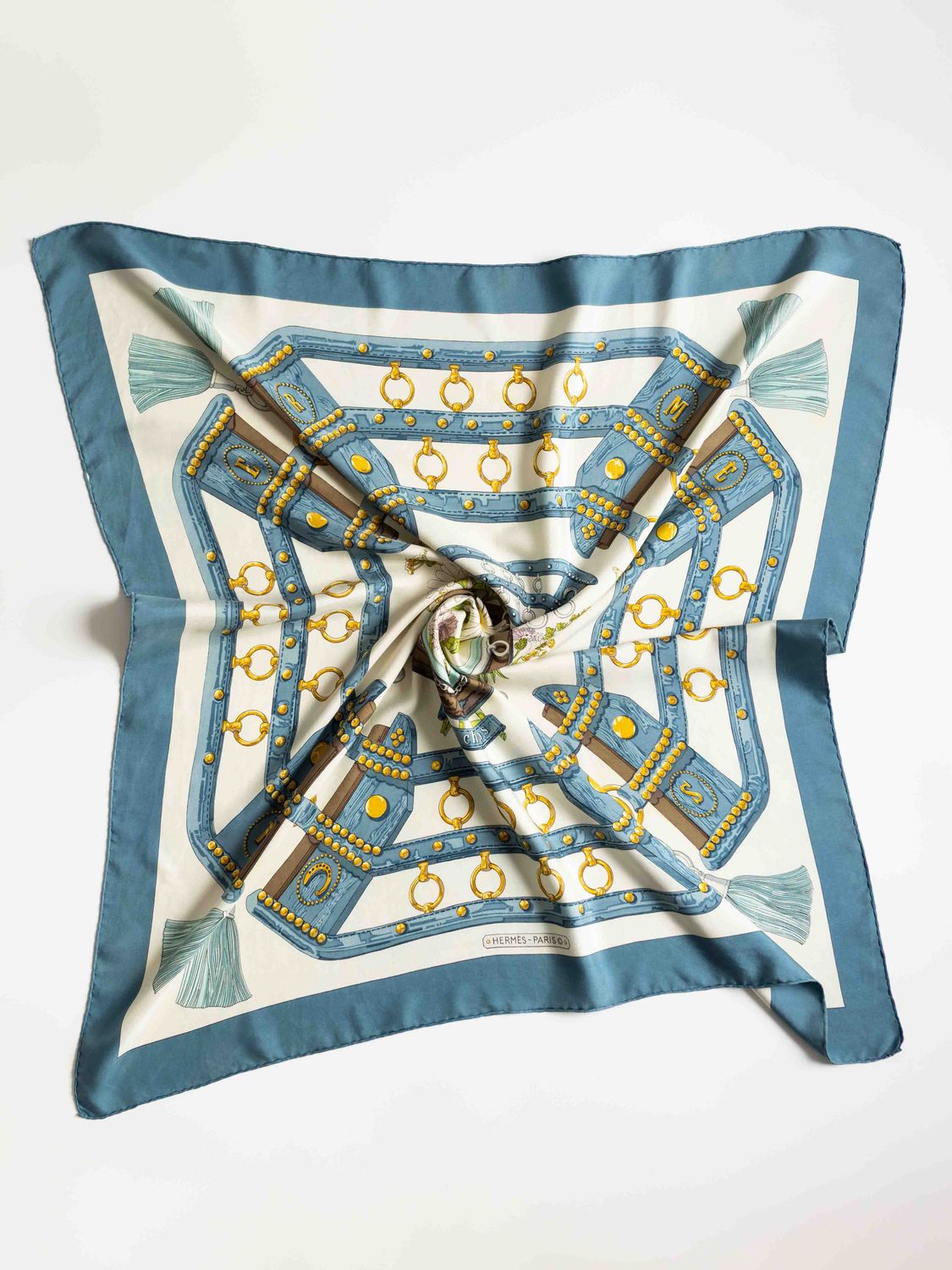 Hermès Aux Champs Silk Scarf