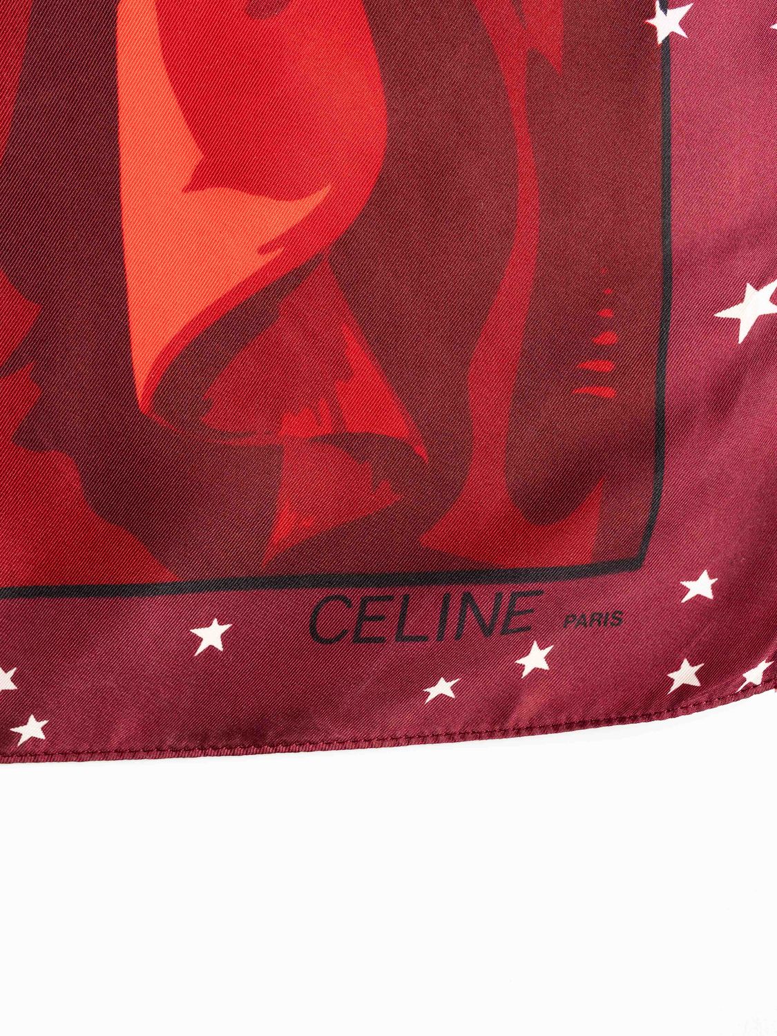 Celine Zodiac Night Silk Scarf