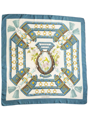 Hermès Aux Champs Silk Scarf