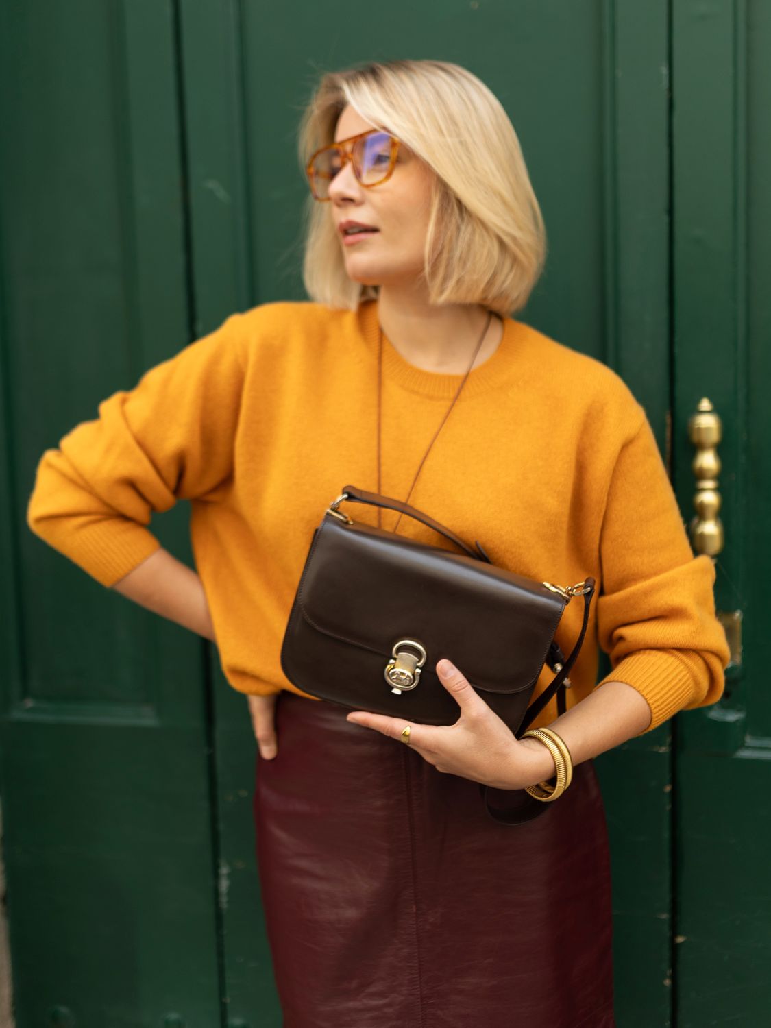 Celine Brown Box Bag