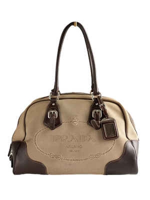 Prada Jacquard Bowling Bag