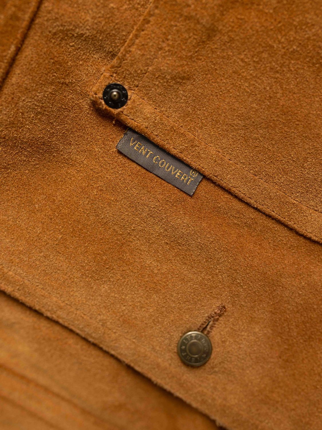 French Camel Suede Overshirt