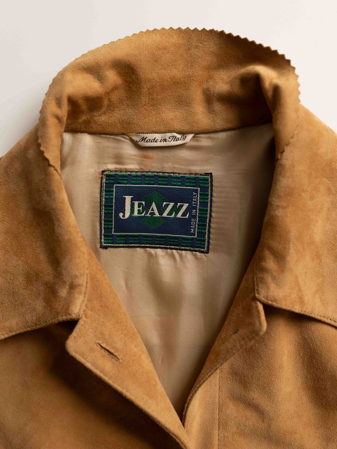 Italian Camel Suede Jacket