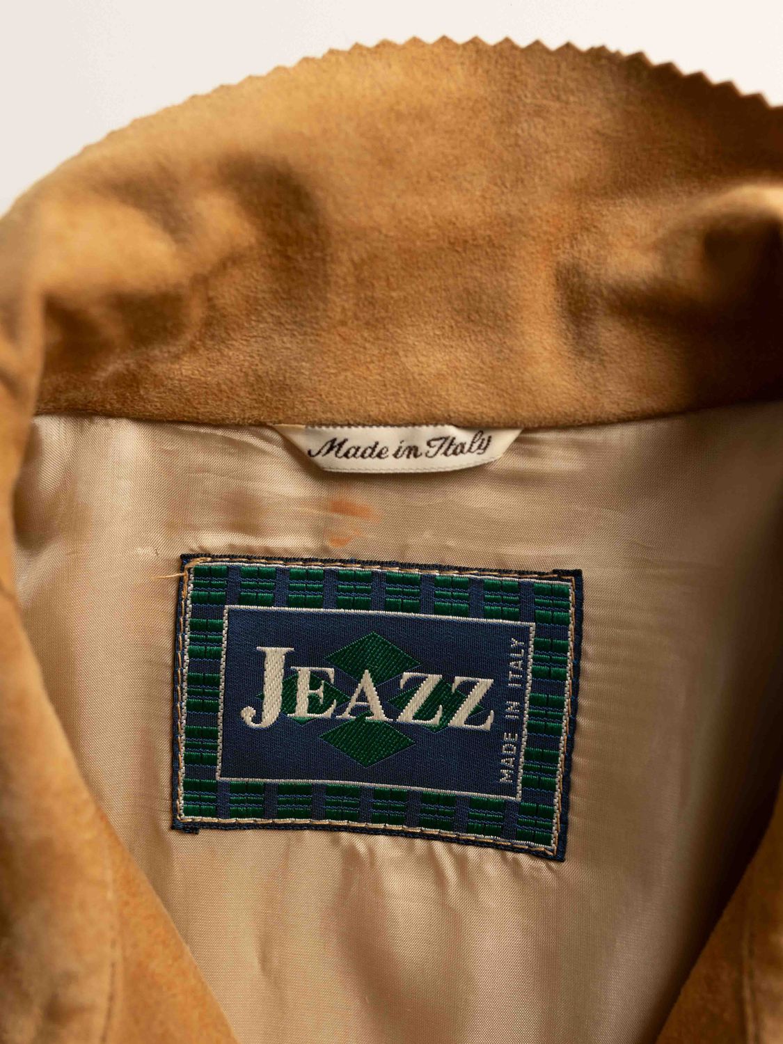 Italian Camel Suede Jacket