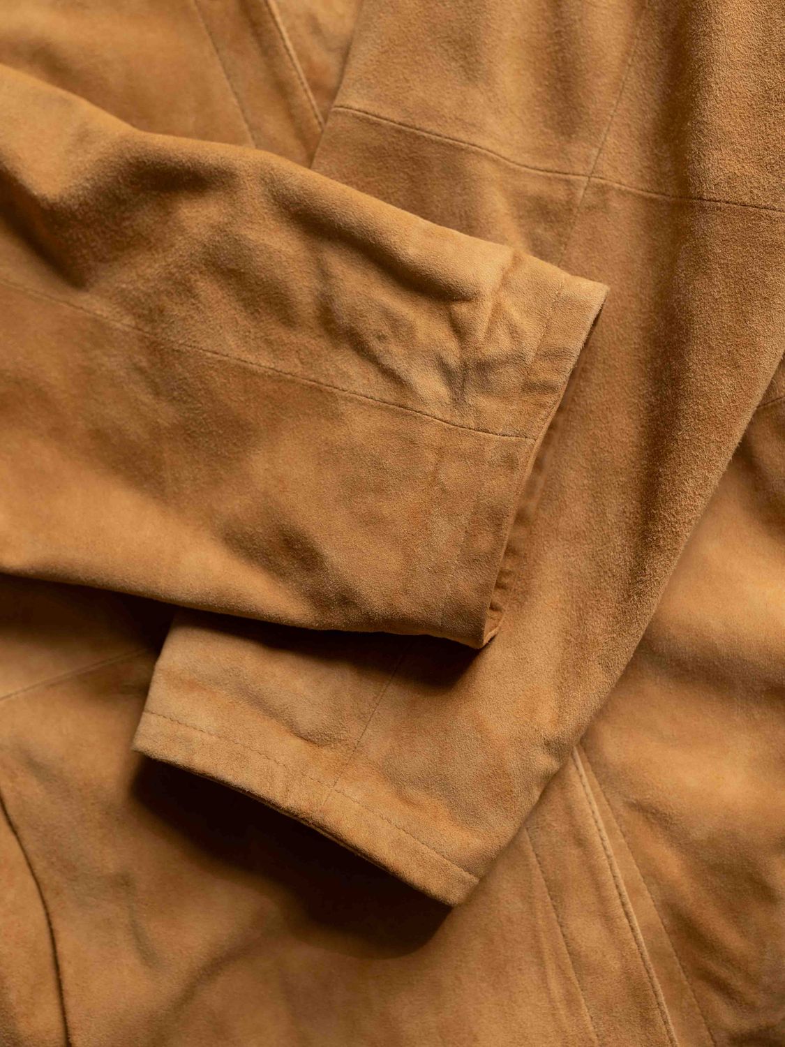 Italian Camel Suede Jacket
