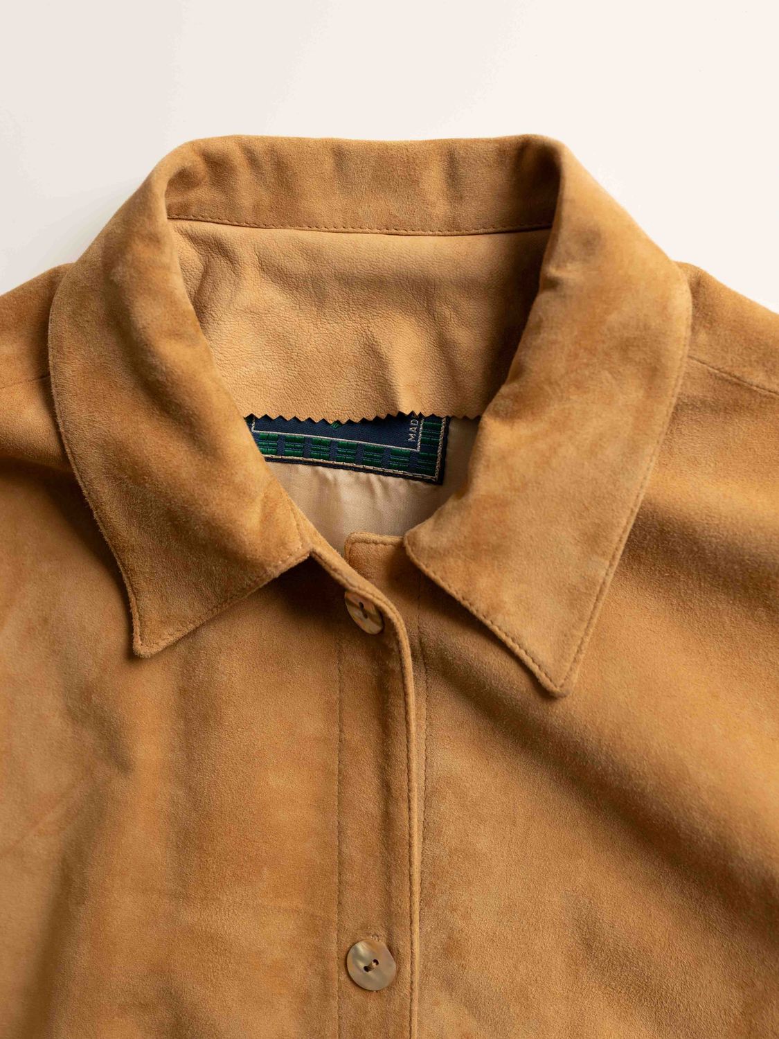 Italian Camel Suede Jacket