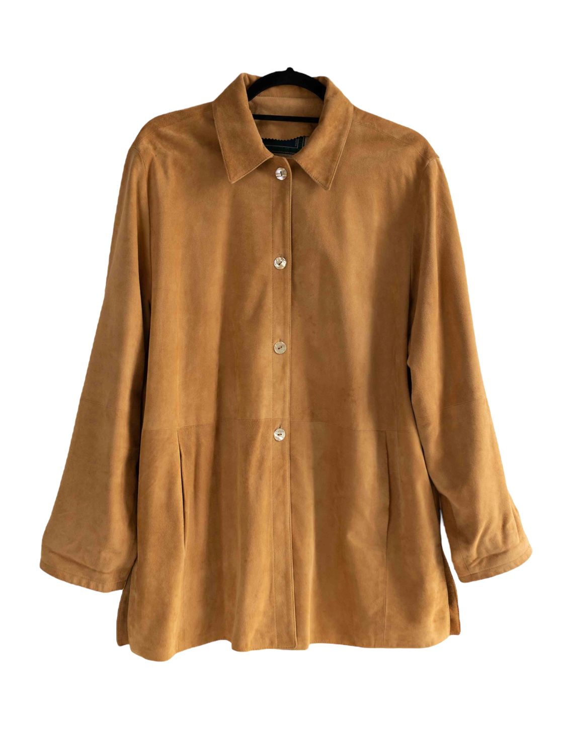 Italian Camel Suede Jacket