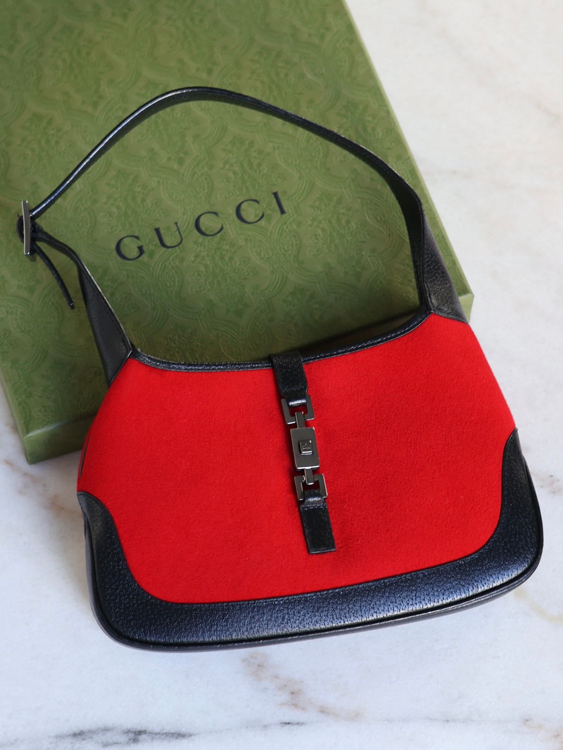 Gucci Jackie Felt Bag