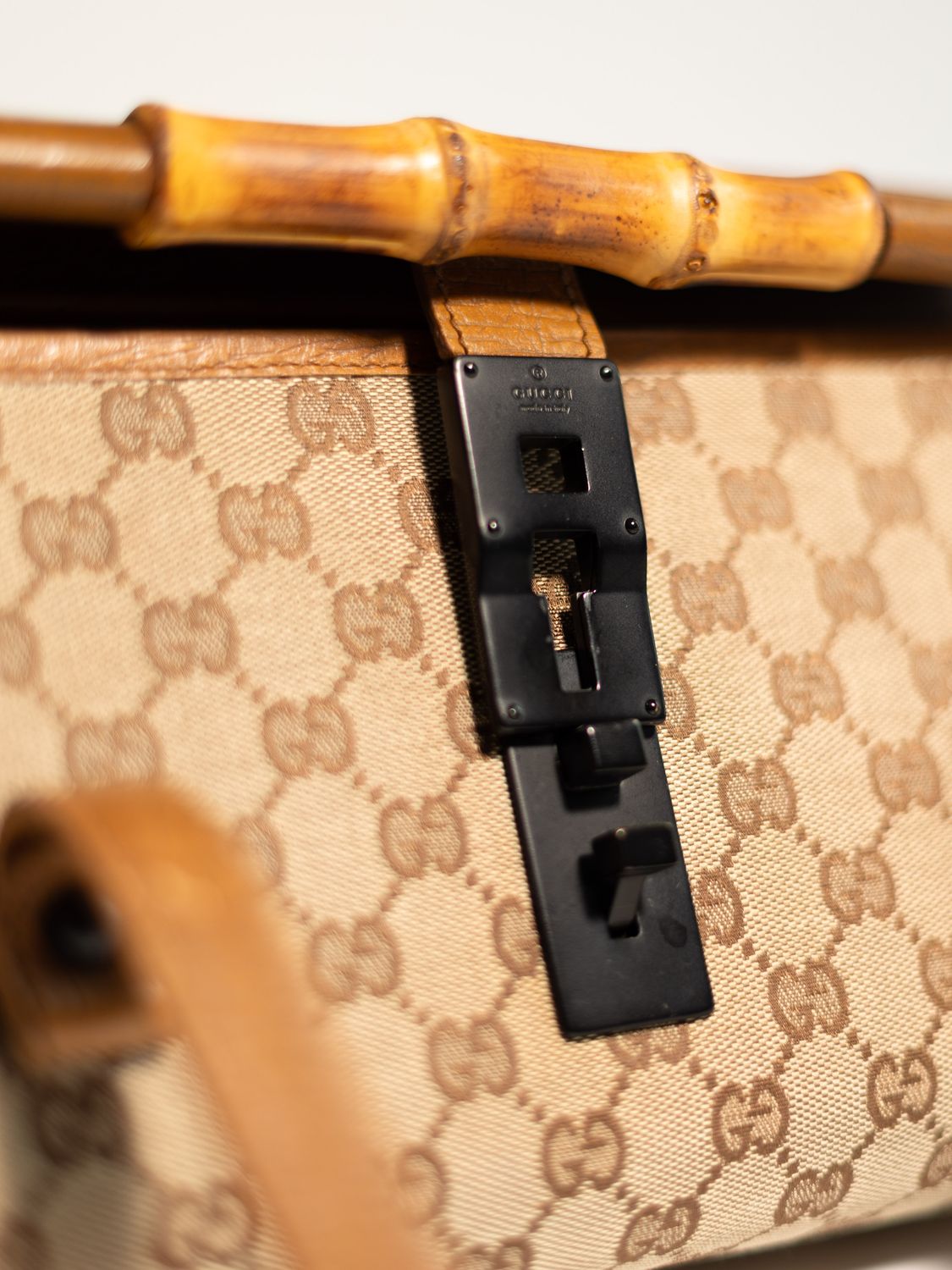 Gucci Bullet GG Supreme Beige Bag