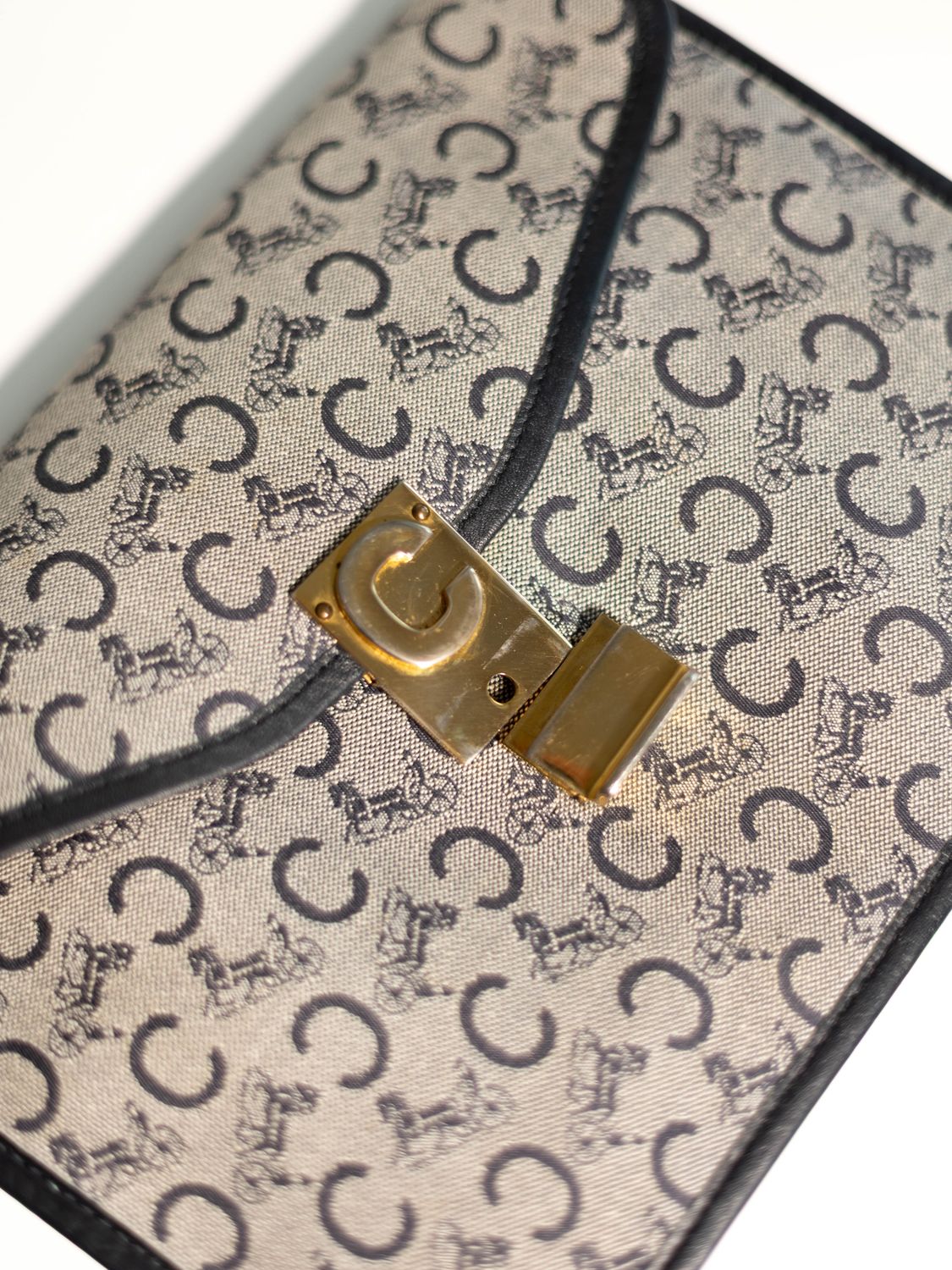 Celine Canvas Clutch