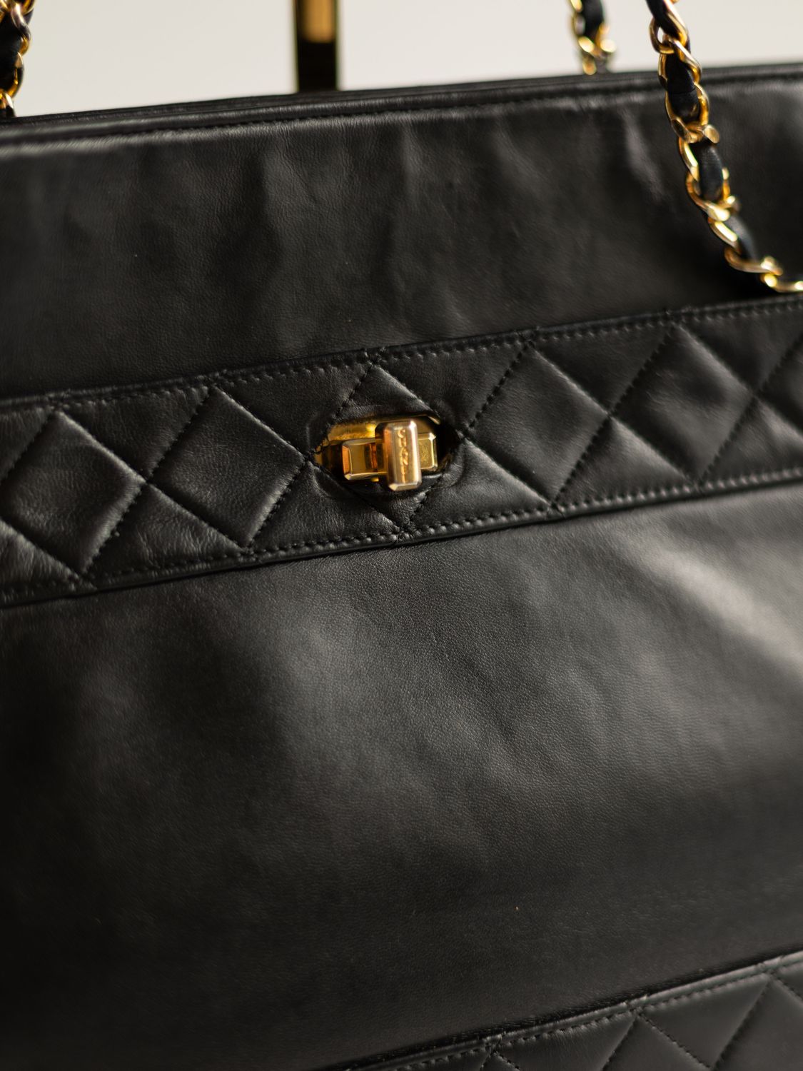 Chanel Black Tote Grand Bag