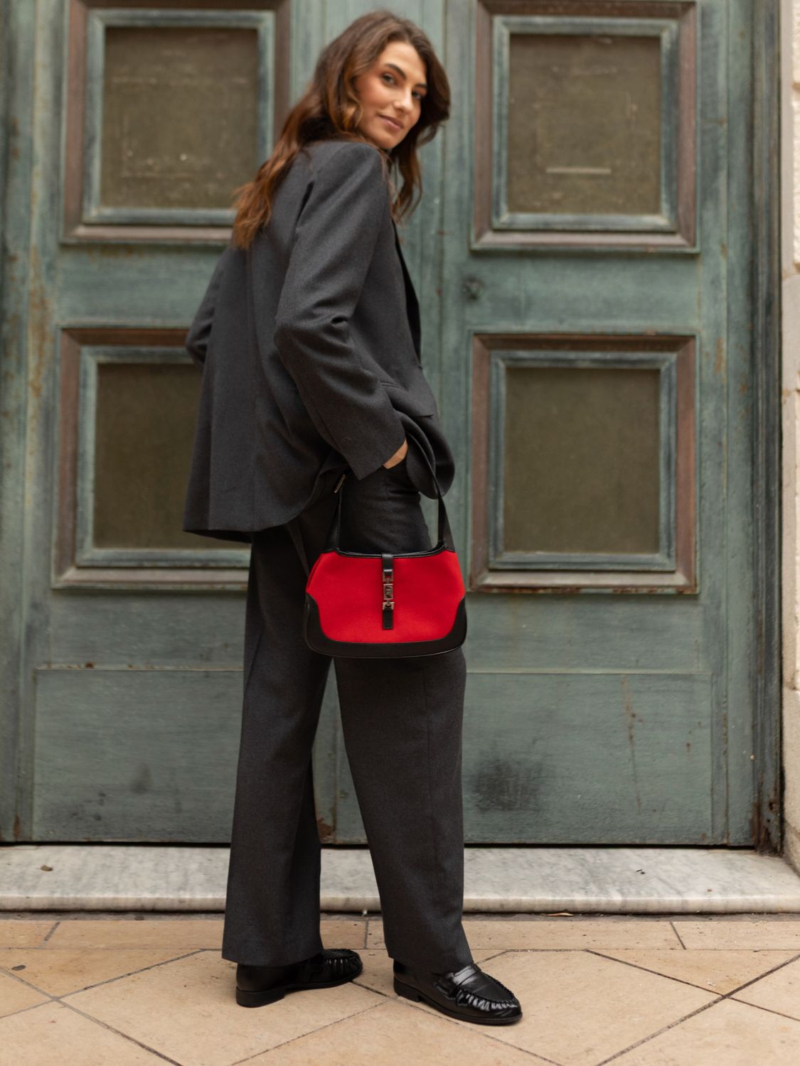 Gucci Jackie Felt Bag