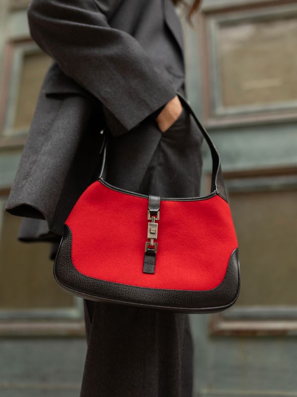 Gucci Jackie Felt Bag