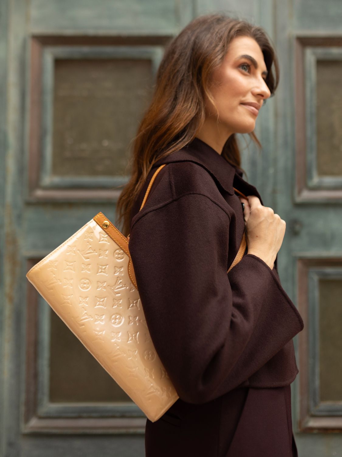 Louis Vuitton Roxbury Beige Bag