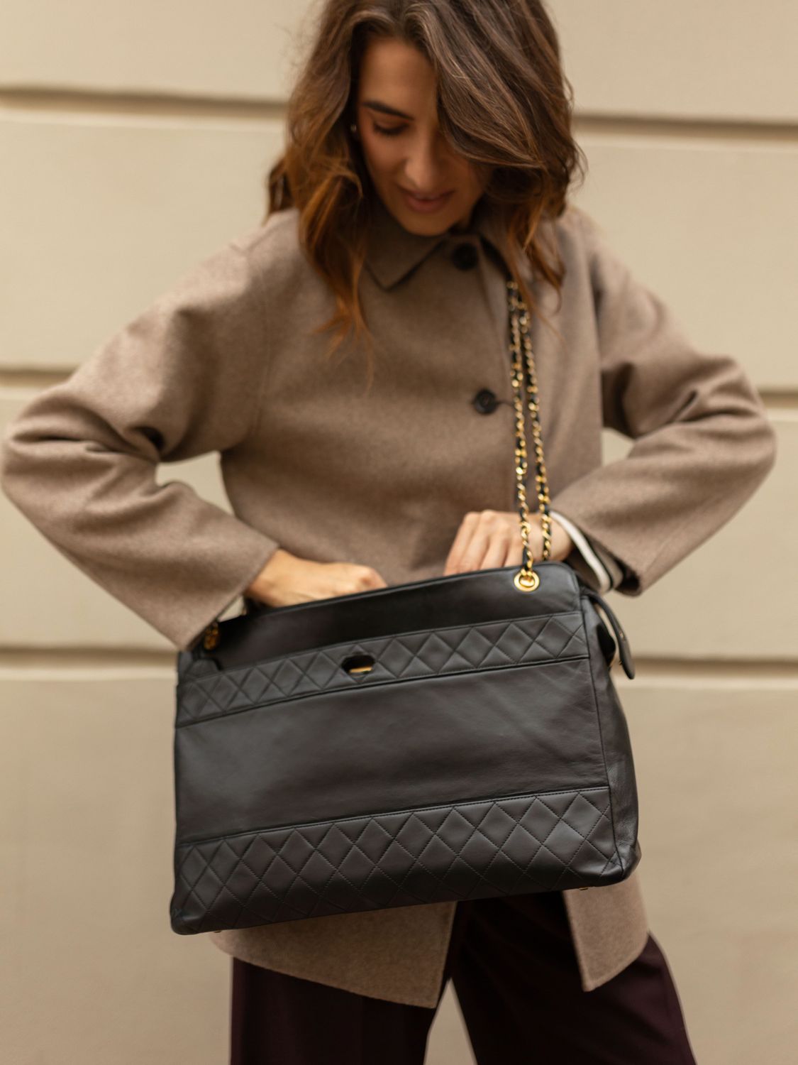 Chanel Black Tote Grand Bag