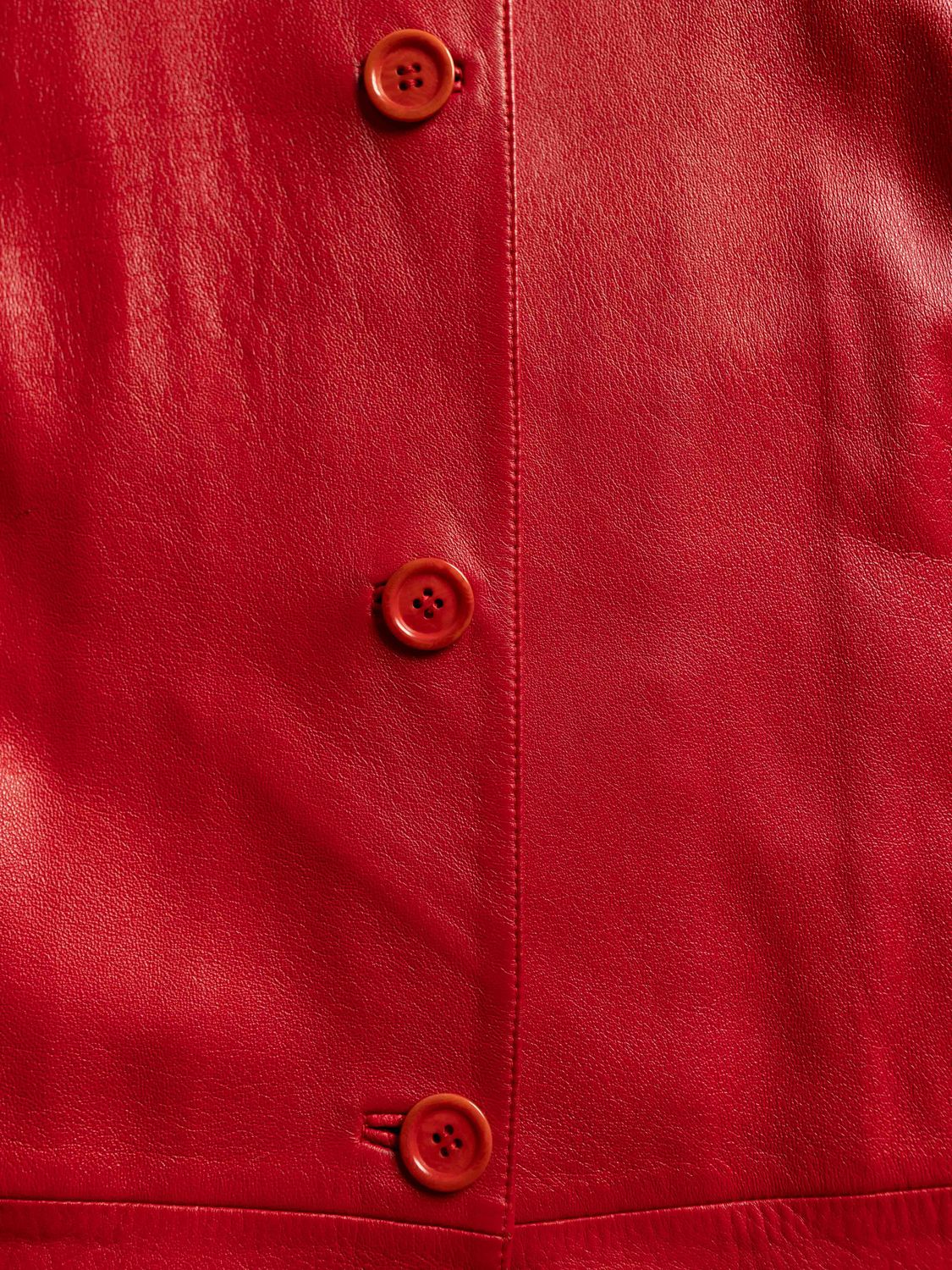 Italian Red Leather Jacket