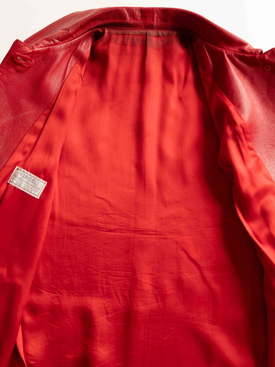 Italian Red Leather Jacket