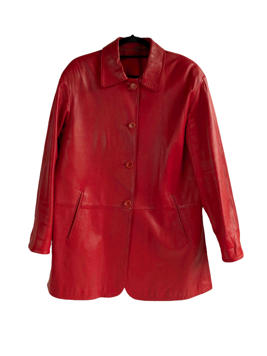 Italian Red Leather Jacket