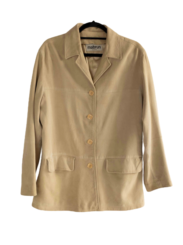 Italian Suede Shirt Jacket