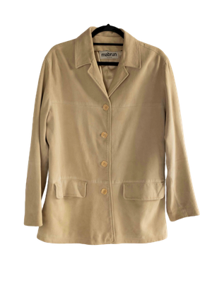 Italian Suede Shirt Jacket