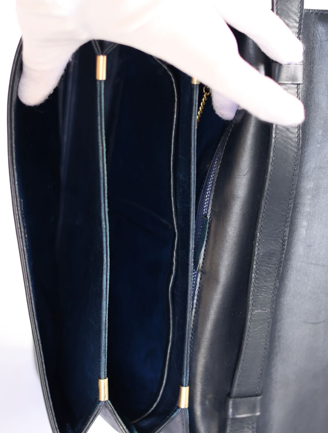 Celine Blue Classic Box Bag