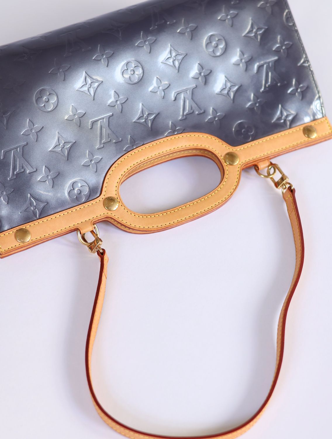 Louis Vuitton Roxbury Violet Blue Bag