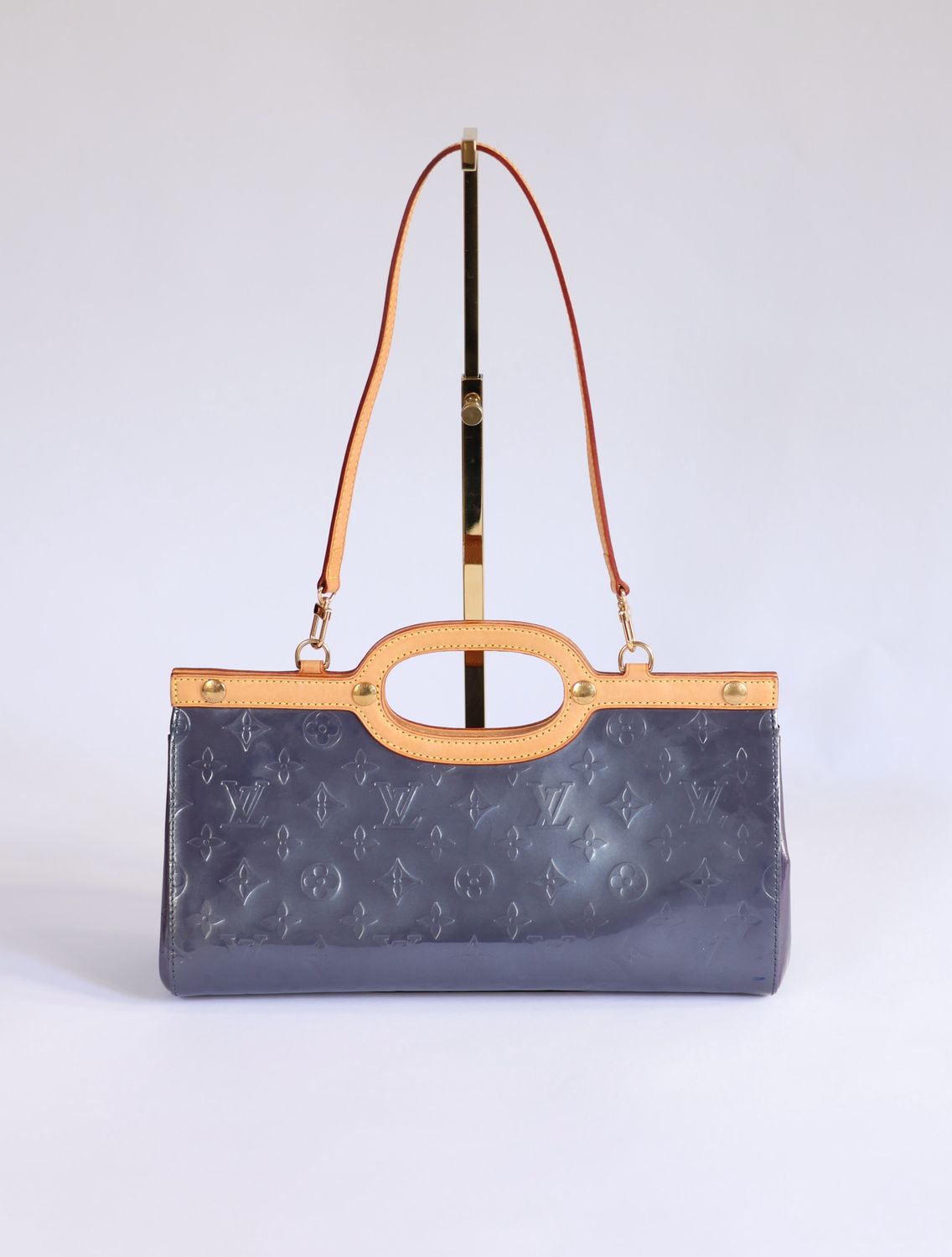 Louis Vuitton Roxbury Violet Blue Bag