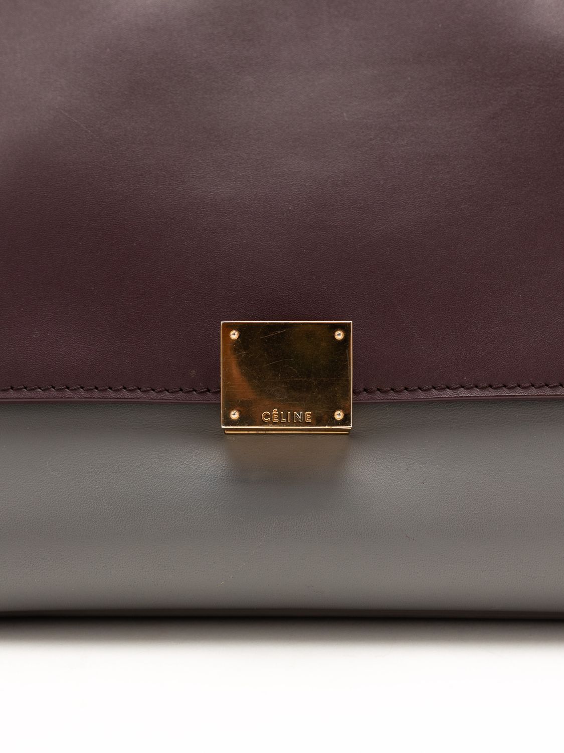 Céline Trapeze Tricolor Bag