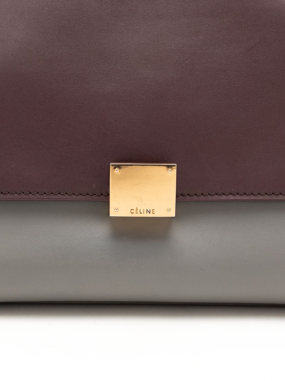 Céline Trapeze Tricolor Bag