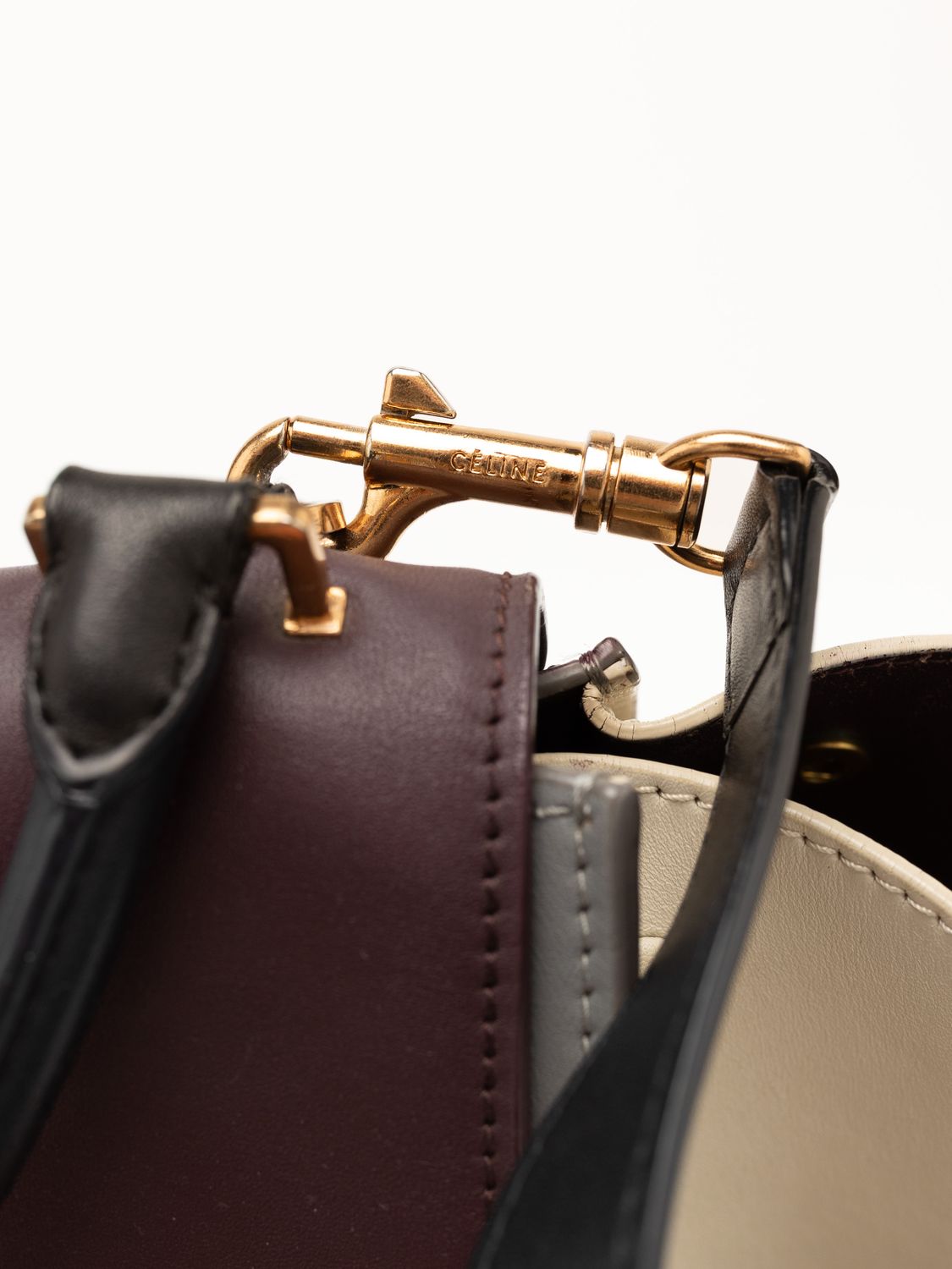 Céline Trapeze Tricolor Bag