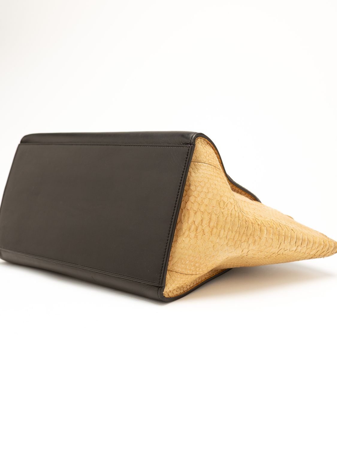 Céline Trapeze Python Bag