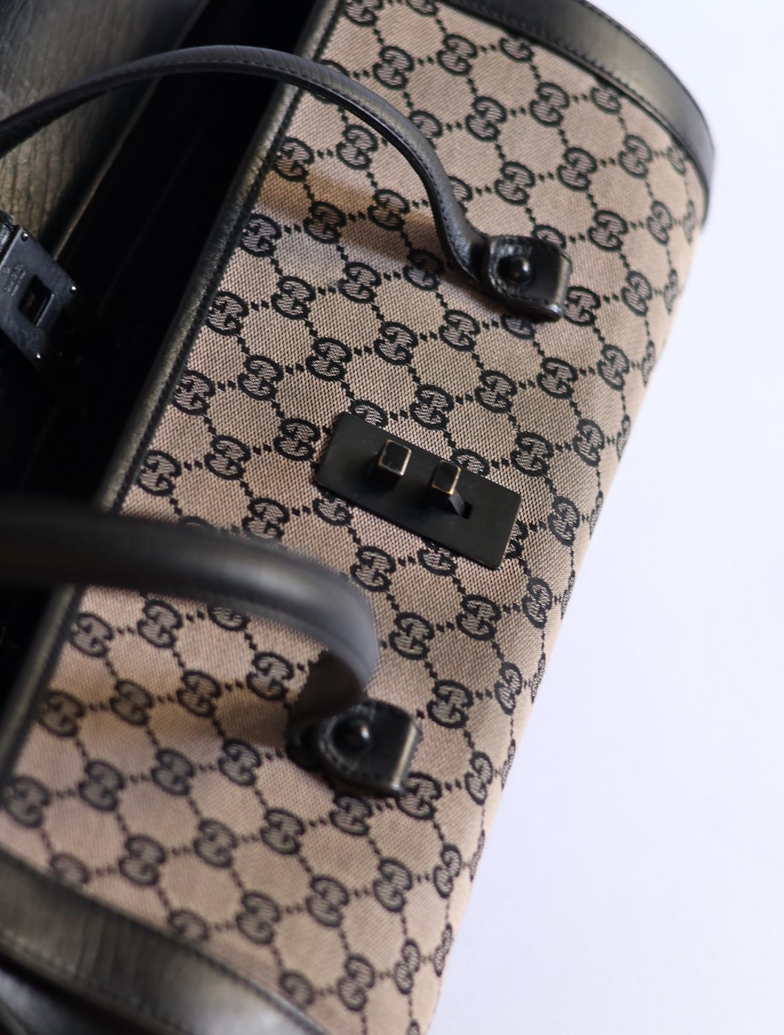 Gucci Bullet GG Supreme Black Bag