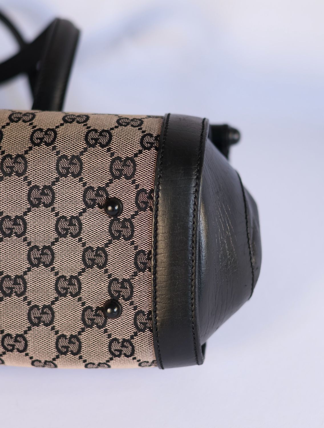 Gucci Bullet GG Supreme Black Bag