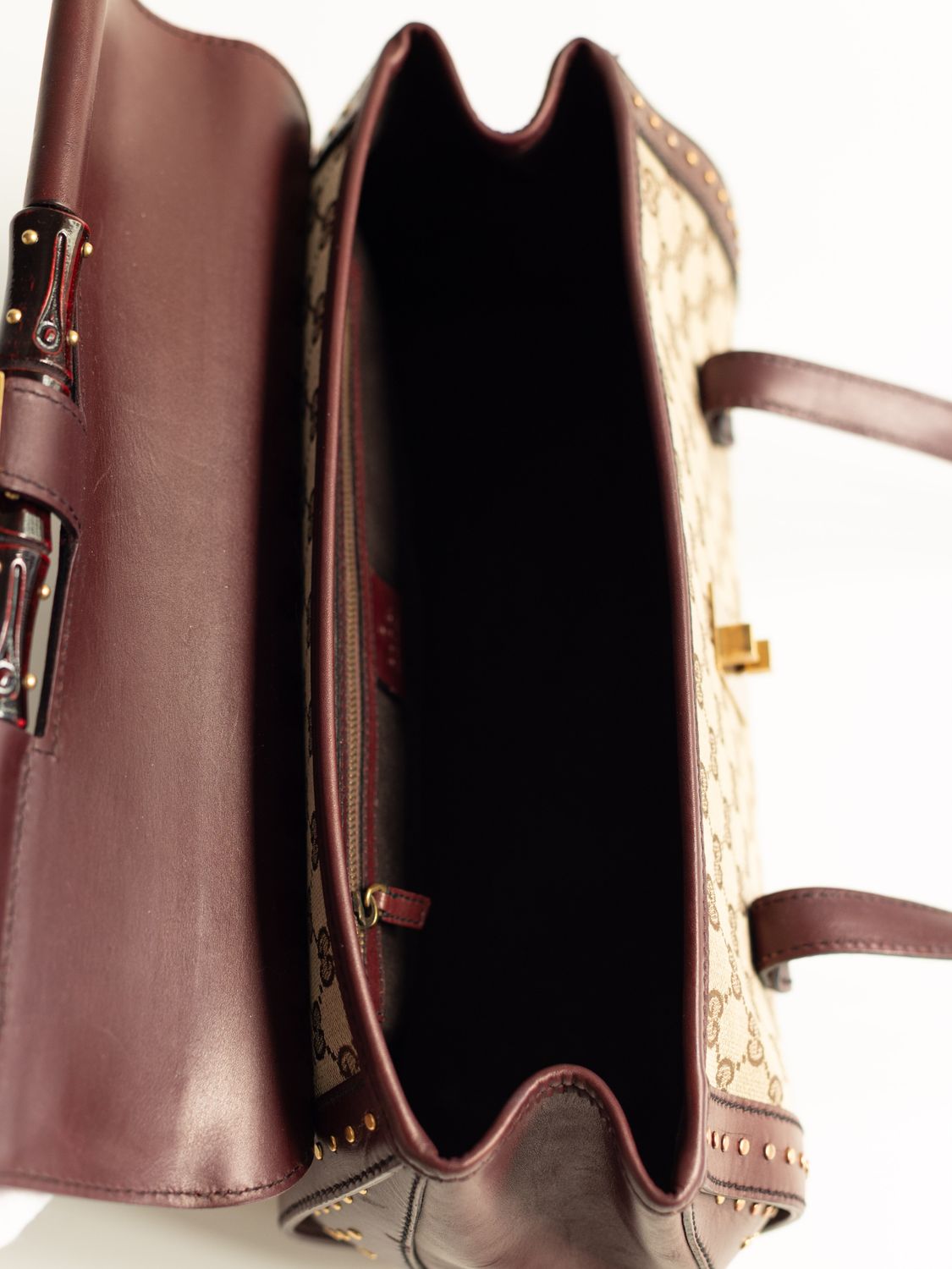 Gucci Bullet GG Burgundy Bag