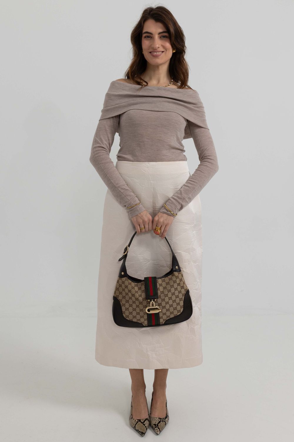 Gucci Jackie 1961 Buckle Closure Bag