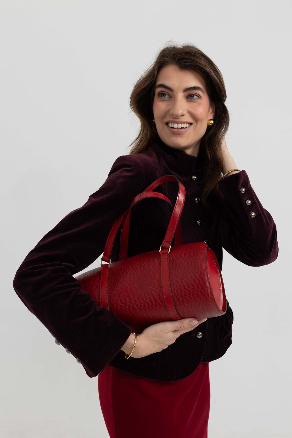 Louis Vuitton Epi Soufflot Bag